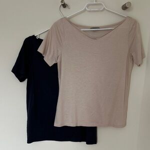 2/$20 COS Short Sleeve V-Neck Tees